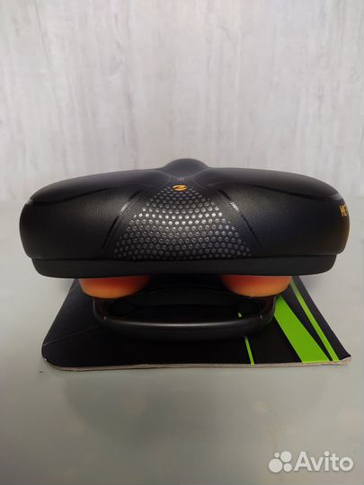 Седло для велосипеда мягкое, широкое