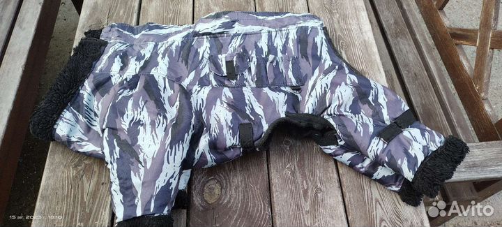 Зимний комбинезон для крупной собаки