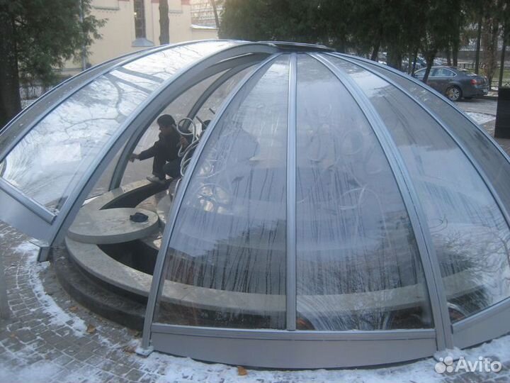 Стеклянные зенитные фонари