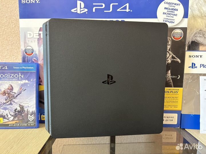 Sony PS4 slim 1000 GB 2208B 45 игр