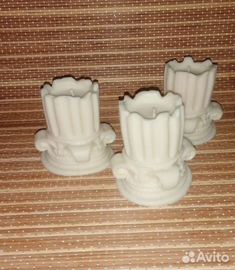 Свечи ручной работы из пчелиного воска