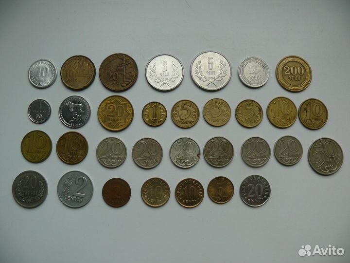 Монеты стран снг и Прибалтики. Регулярный чекан