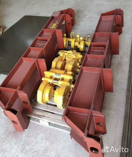 Опорные телега для кран-балка 2-3-5-10т.Тельфер-таль