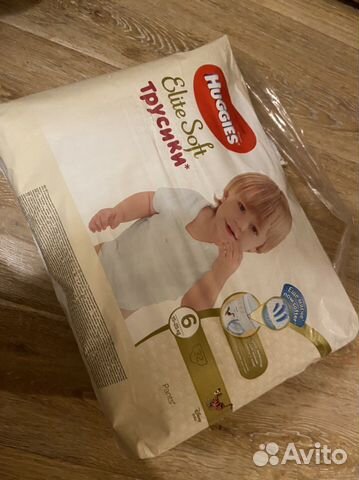 Подгузники трусики elite soft 6 (15-25 кг)