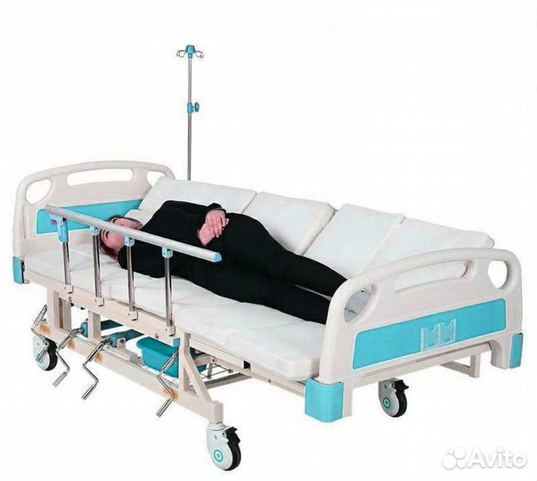 Медицинская функциональная кровать с мех управлен