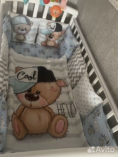 Комплект бортиков с одеялом