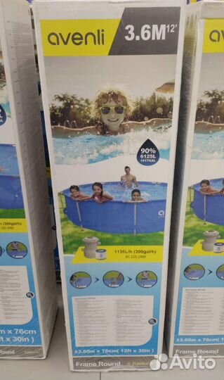 Бассейн каркасный