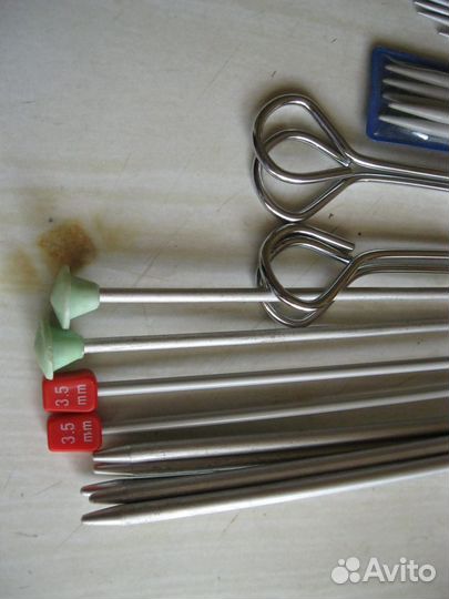 Спицы и крючки для вязания