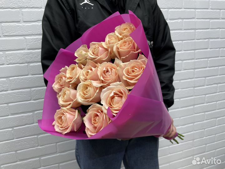 Букет голландских роз 25 шт