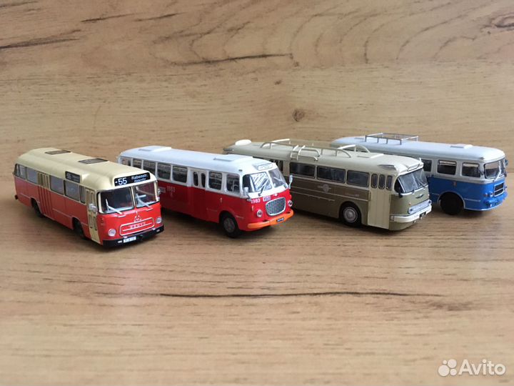 Модели автобусов 1:72