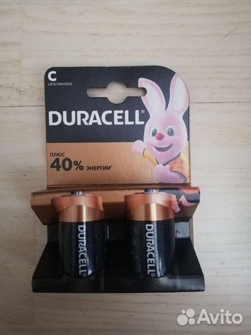 Батарейки duracell basic 10xc/2LR14