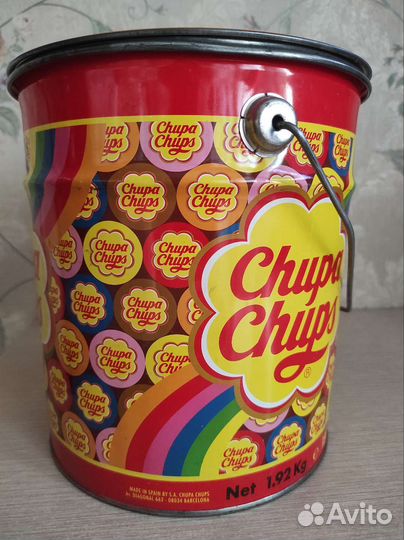 Киндер-сюрприз игрушки 90х, Ведро из под чупа-чупс