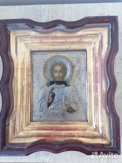 Старинные иконы господь вседержитель 84 проба