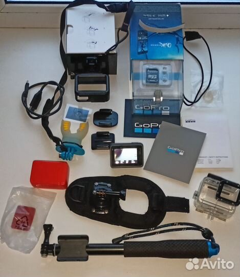 Экшн камера Gopro hero 6 black + аксессуары
