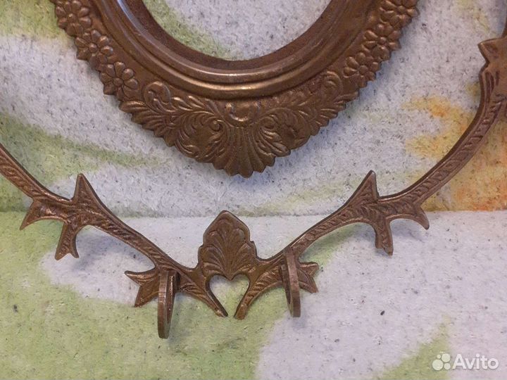 Ключница старинная латунь