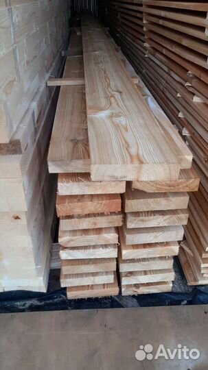 Доска строганная из сосны 45x190x6000 сухая, доста