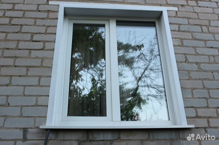 Пластиковое окно rehau 1300*1400 под ключ