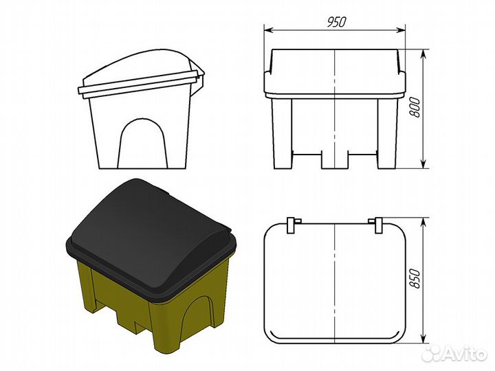 Ящик пожарный яп-320
