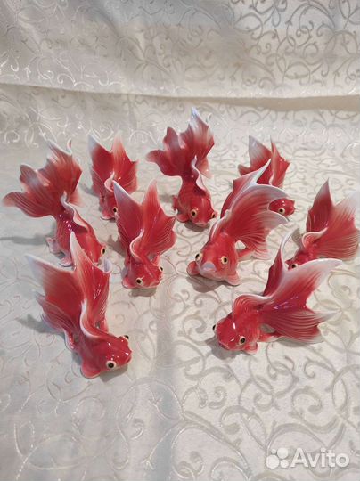 Золотая рыбка. Фарфор. Новые