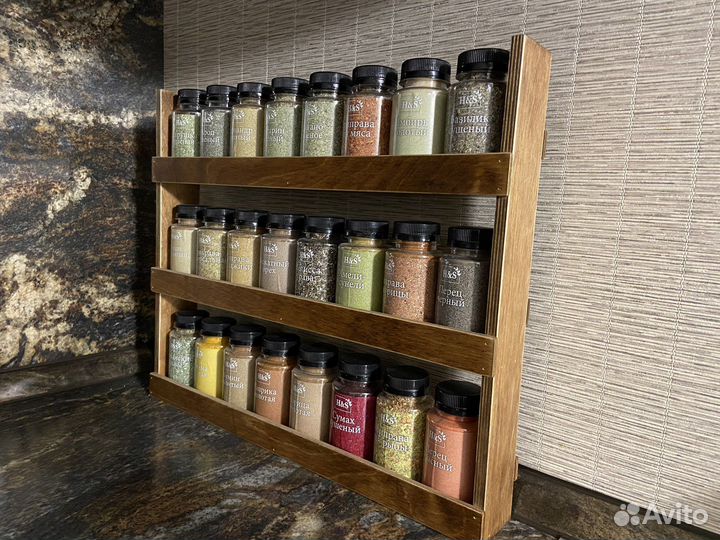 Полочка для специй из дерева