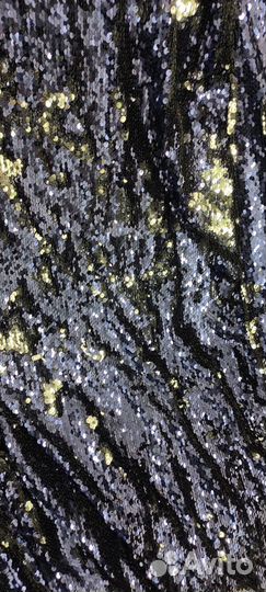 Ткань куски 3д пайетки