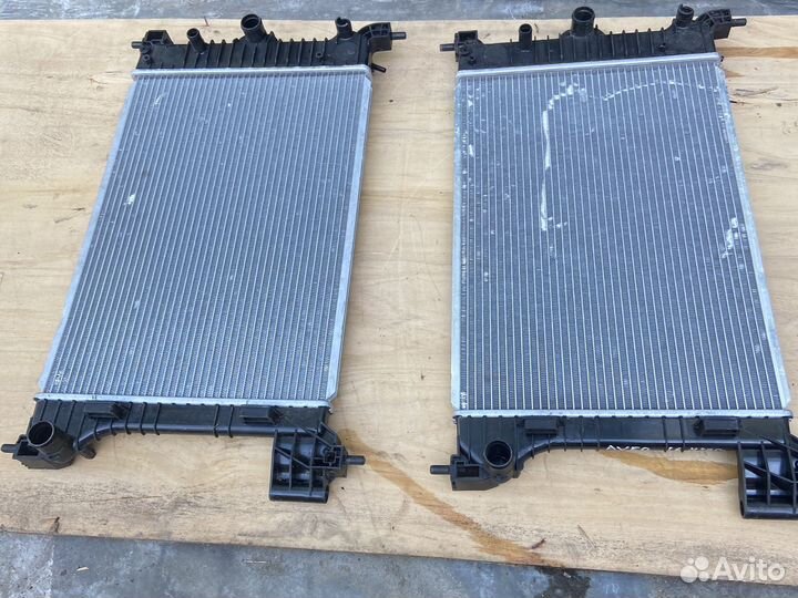 Радиатор охлаждения на chevrolet aveo