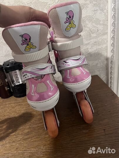 Роликовые коньки детские 32 35