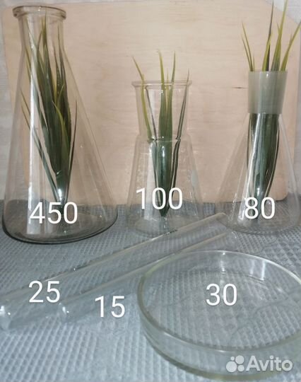 Колба, пробирка, лабораторная посуда