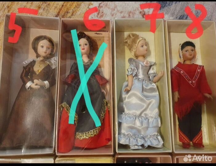 Куклы DeAgostini фарфоровые