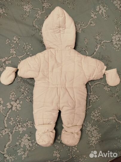 Зимний комбинезон для новорожденных 56