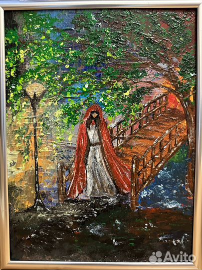 Картина маслом на холсте акриловая