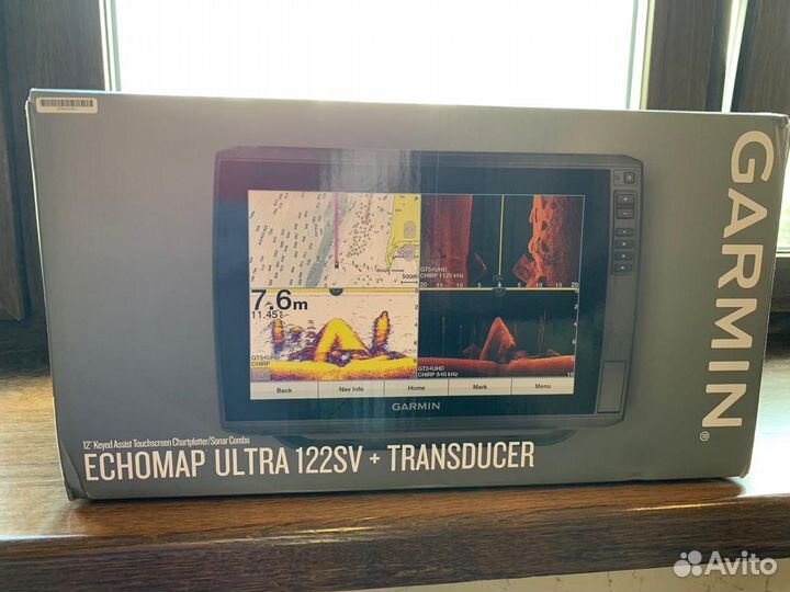 Garmin Echomap Ultra 122sv c gt56uhd картплоттер