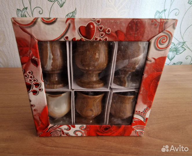 Рюмки из камня сувенирные