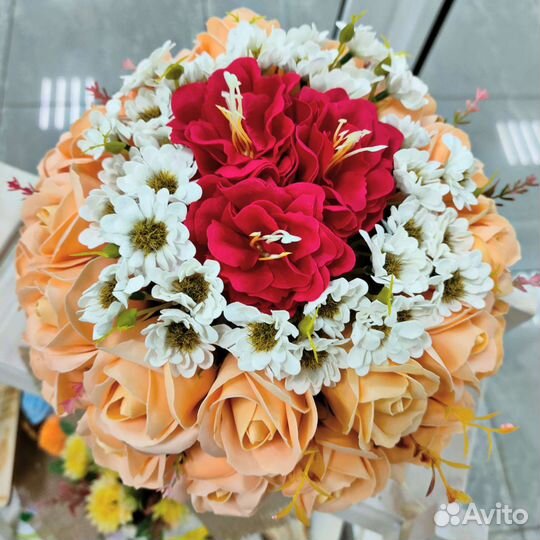 Мыльные розы букет