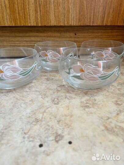 Креманки хрусталь СССР, винтаж