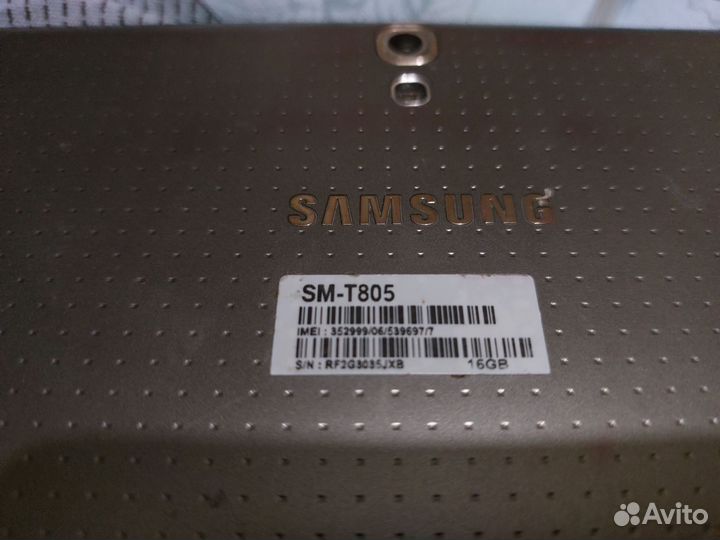 Планшет Samsung sm-t805