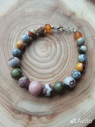Браслет с натуральными камнями