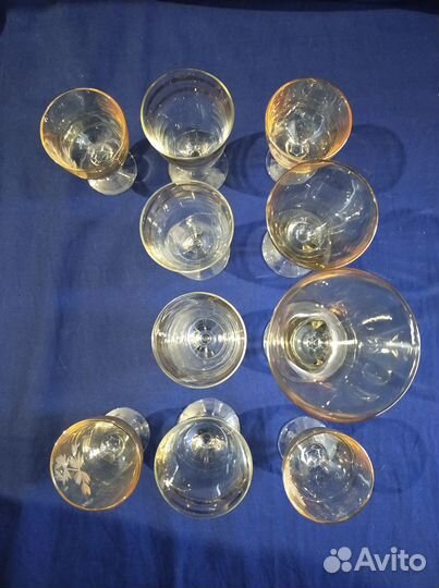 Подарочные бокалы подстаканники фужеры СССР