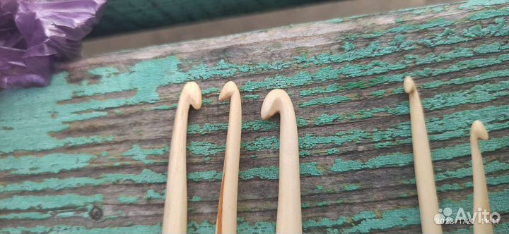 Крючки вязальные из кизила