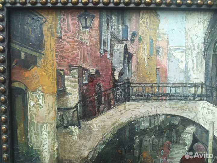 Картина маслом пейзаж Венеция