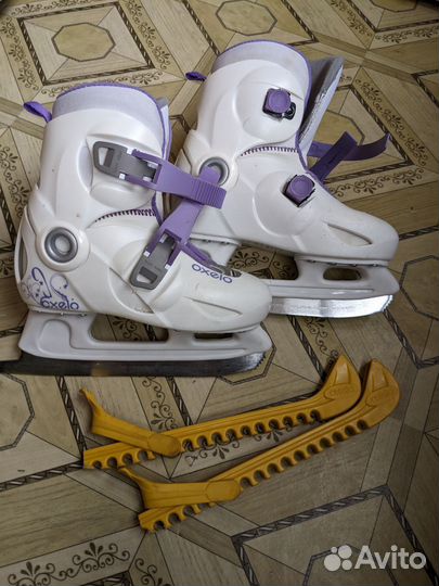 Коньки регулируемые детские 32-34