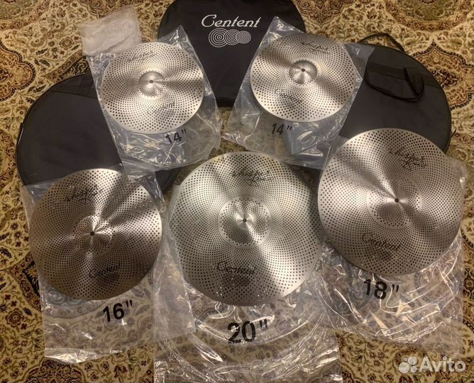 Набор бесшумных тарелок Centent