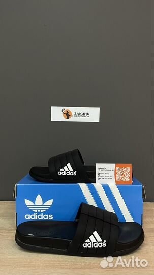 Тапочки Adidas Black