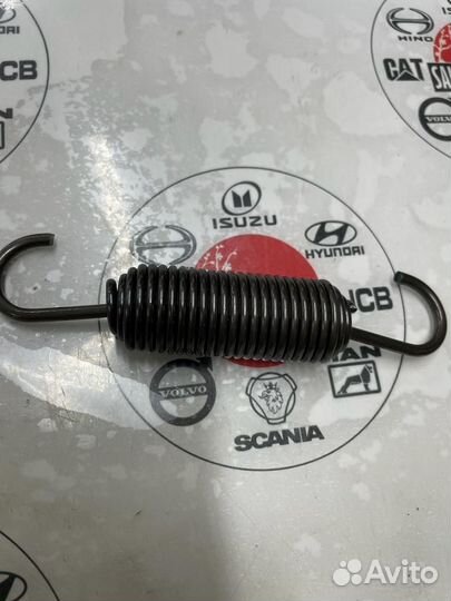 Возвратная пружина одинарная (вытягиваются усики)