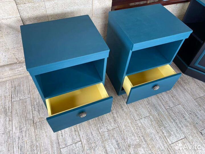 Тумбочка прикроватная СССР после реставрации