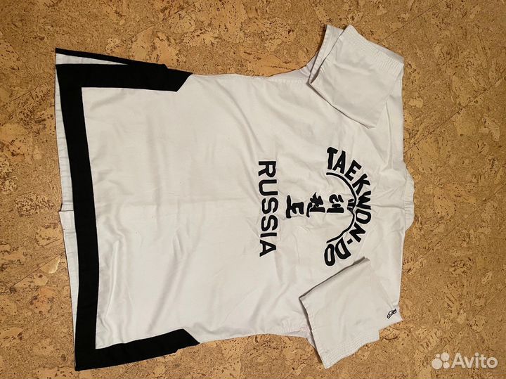 Добок форма тхэквондо мфт черный пояс