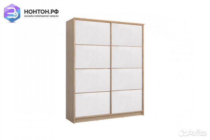Шкаф-купе Байкал-2 стл.268.12 дуб сонома / белый г