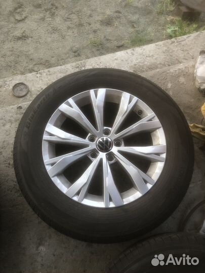 Литые диски r17 5x112 volkswagen tiguan оригенал