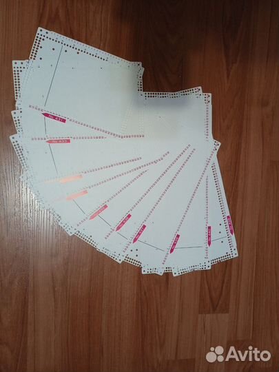 Перфокарты для вязальных машин