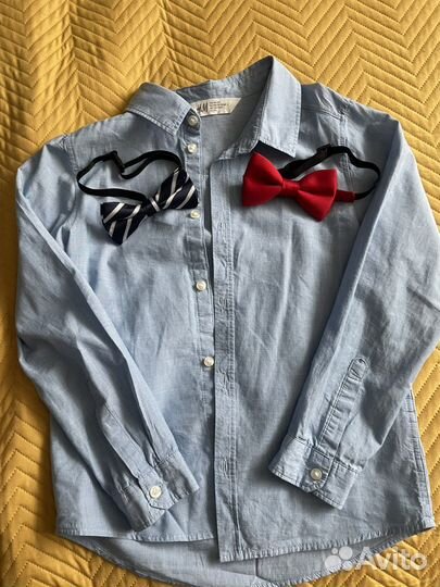 Рубашка брюки на мальчика h&m 128